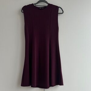 Zara Deep Burgundy Mini Dress